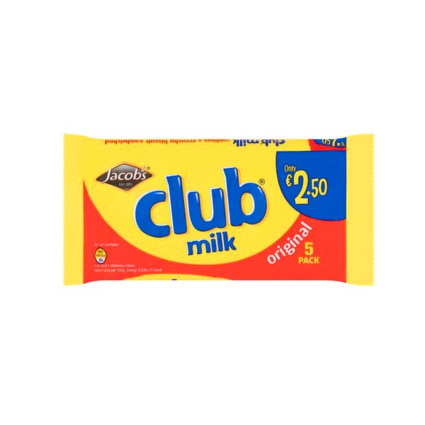 Jacobs Club Milk 22g 5 Pack