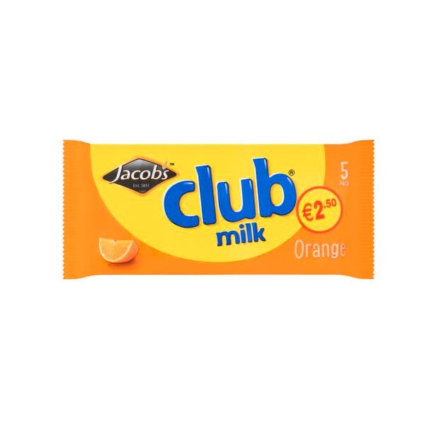 Jacobs Club Milk Orange 22g 5 Pack