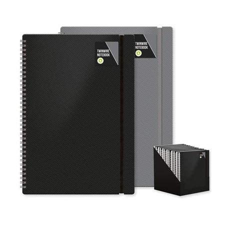 A4 Twinwire Ribbed Notebook - EuroGiant