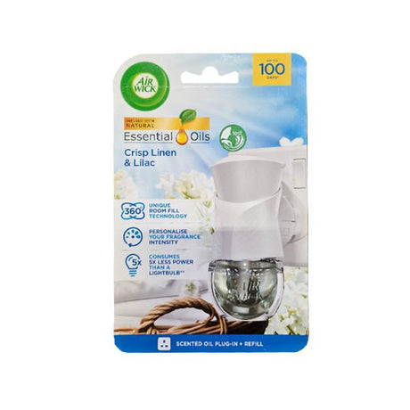 Airwick Plug In & Refill Oil Crisp Linen - EuroGiant