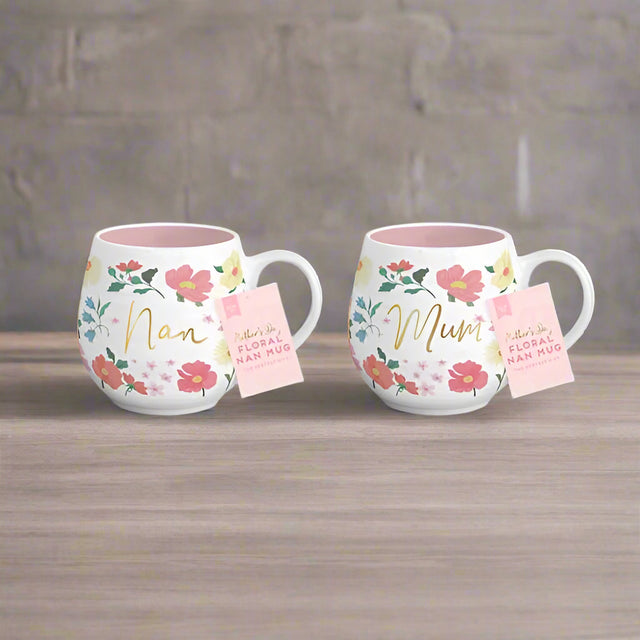 Amazing Mum Mothers Day Floral Nan Mug - EuroGiant