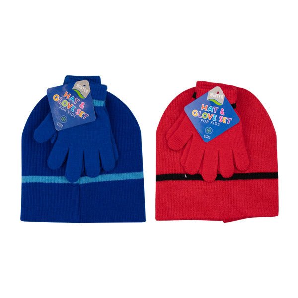 Beanie Hat & Glove Set Kids Boys - EuroGiant