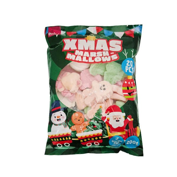 Beckys Xmas Marsh - mallows 200g - EuroGiant