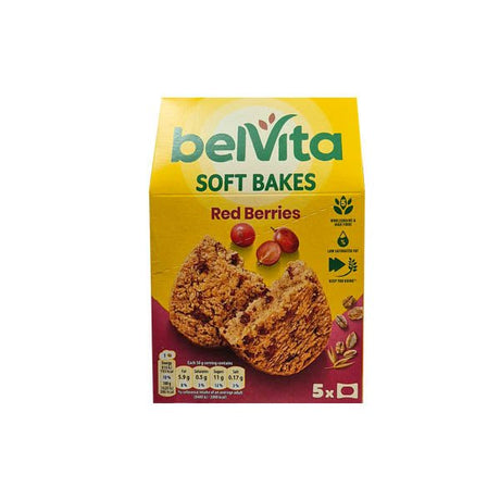 Belvita Soft Bakes Red Berries 50g 5 Pk - EuroGiant