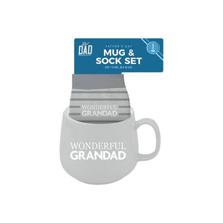 Best Dad Grandads Mug & Sock Set - EuroGiant