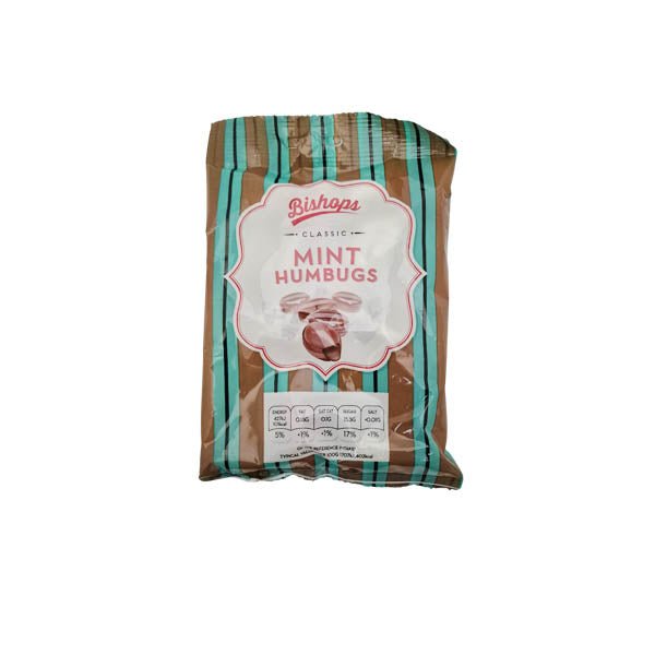 Bishops Mint Humbugs 140g - EuroGiant