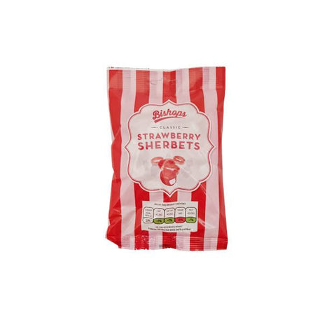 Bishops Strawberry Sherbets 140g - EuroGiant