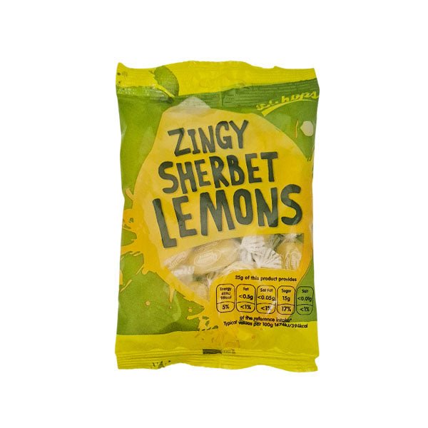 Bishops Zingy Sherbet Lemons 180g - EuroGiant