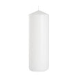 Bispol Pillar Candle White 20cm - EuroGiant