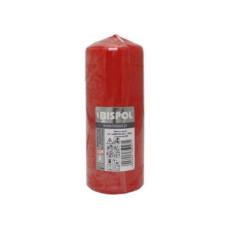 Bispol Pillar Candle White 330g 15cm - EuroGiant