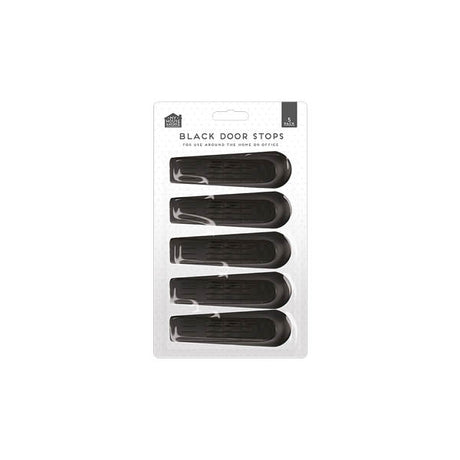 Black Door Stops 5 Pack - EuroGiant