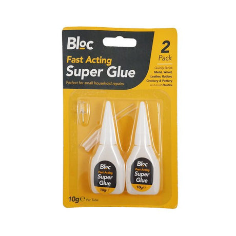 Bloc Fast Acting Super Glue 2 Pk - EuroGiant