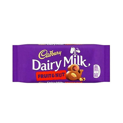 Cadbury Dairy Milk Fruit & Nut 110g - EuroGiant