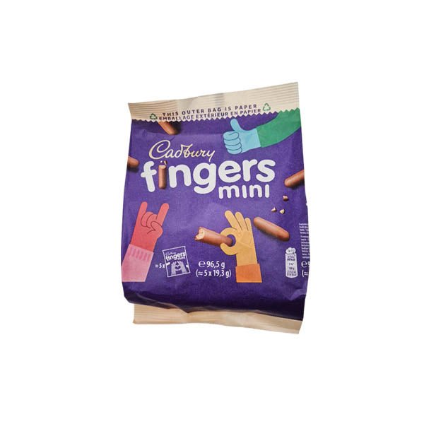 Cadbury Fingers Minis 19.3g 5 Pack - EuroGiant