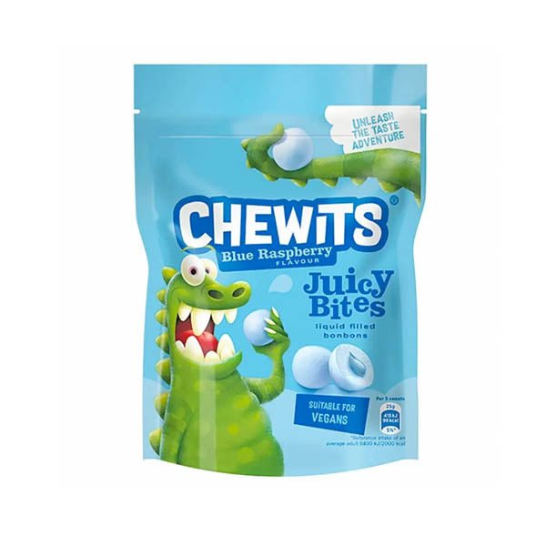 Chewits Blue Raspberry Juicy Bites 115g - EuroGiant