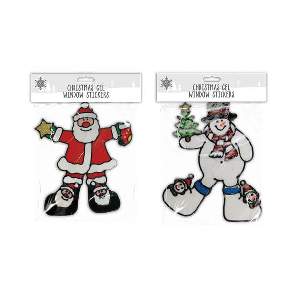 Christmas Gel Window Stickers - EuroGiant