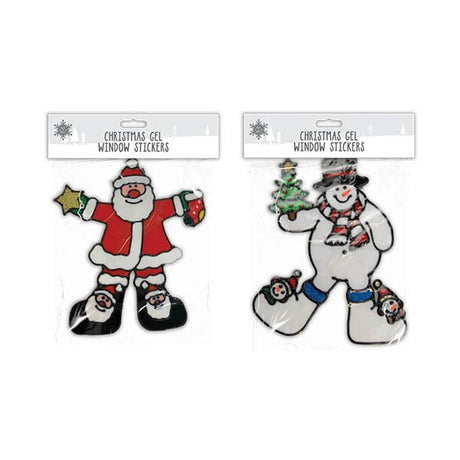 Christmas Gel Window Stickers - EuroGiant