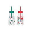 Christmas Kids Plastic Milkk Jar & Straw - EuroGiant
