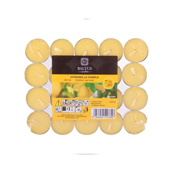 Citronella Night Lights 7 Hour 20 Pack - EuroGiant