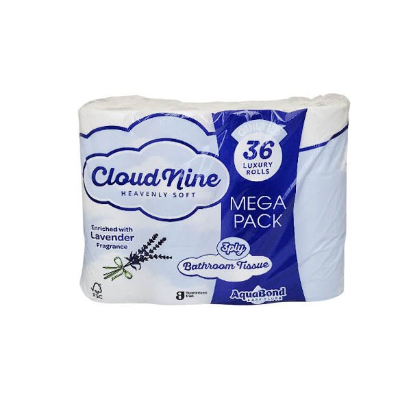 Cloud Nine Bathroom Tissue 36 Pack - EuroGiant