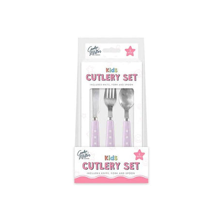 C&m Kids Fairy Cutlery Set 3 Piece - EuroGiant