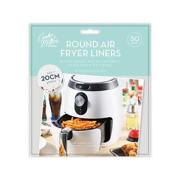 C&m Round Air Fryer Liners 50PK - EuroGiant