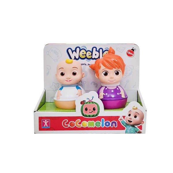 Cocomelon Weebles Figs 2PK - EuroGiant