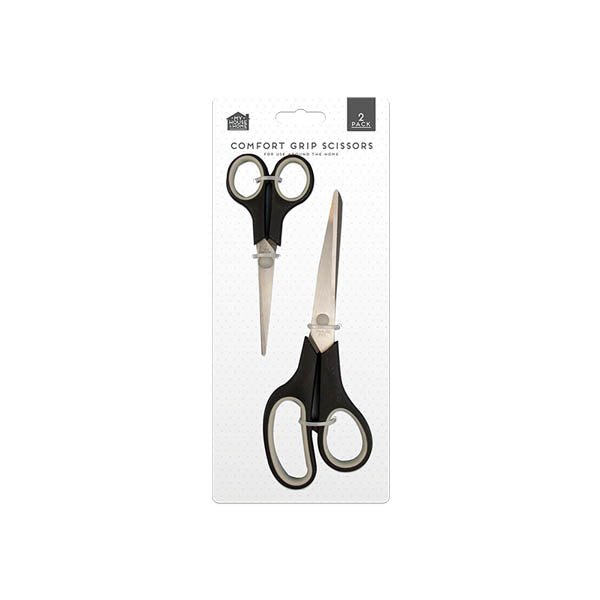 Comfort Grip Scissors 2 Pack - EuroGiant