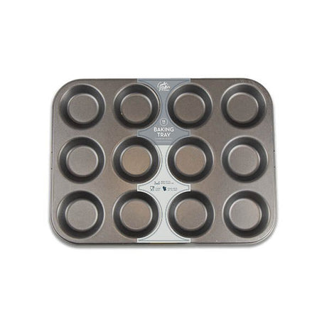 Cooke & Miller 12 Cup Baking Tray - EuroGiant