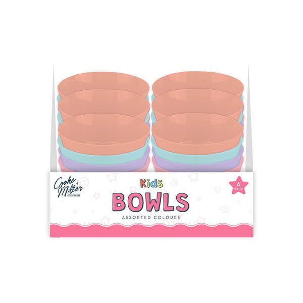 Cooke & Miller Girls Bowls 6 Pack - EuroGiant