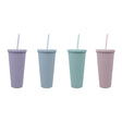 Cooke & Miller Pastel Reusable Cold Cup - EuroGiant