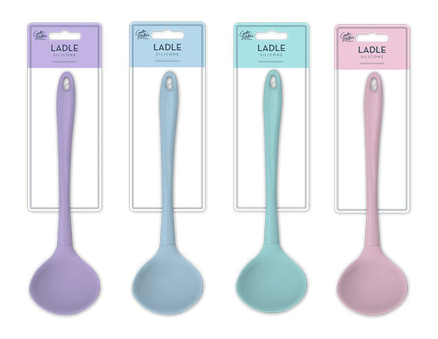 Cooke & Miller Pastel Silicone Ladle - EuroGiant