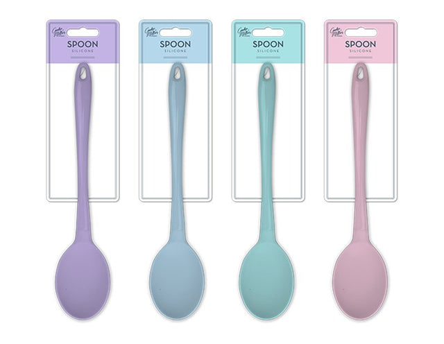 Cooke & Miller Pastel Silicone Spoon - EuroGiant