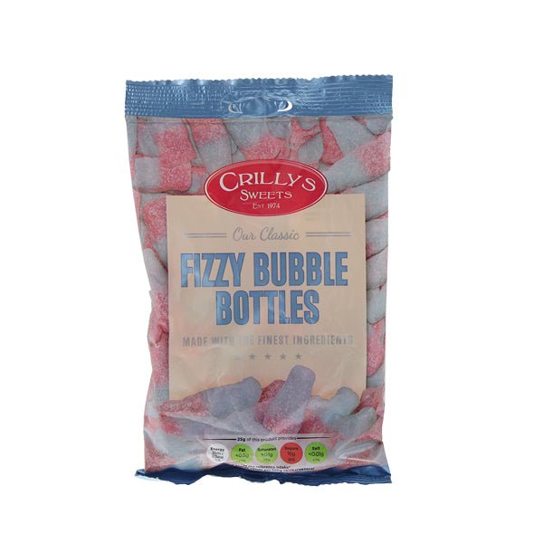 CRILLYS FIZZY BUBBLE BOTTLES 100g - EuroGiant