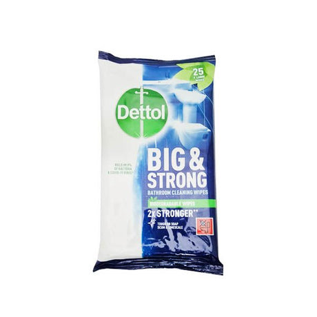 Dettol Big & Strong Bio Wipes Laven. 25s - EuroGiant