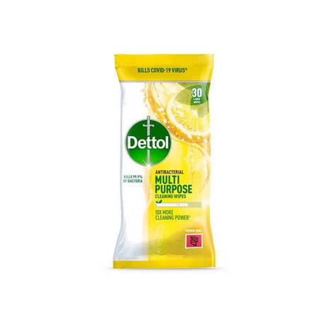 Dettol Multi Purpose Wipes Citrus 30s - EuroGiant