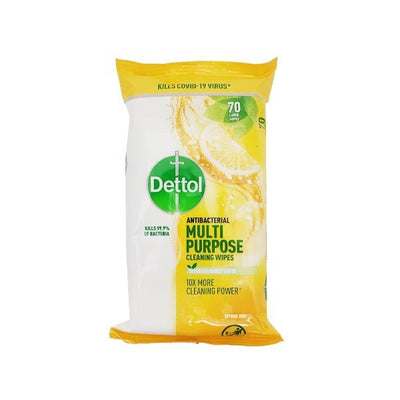 Dettol Multi Purpose Wipes Citrus 70s - EuroGiant