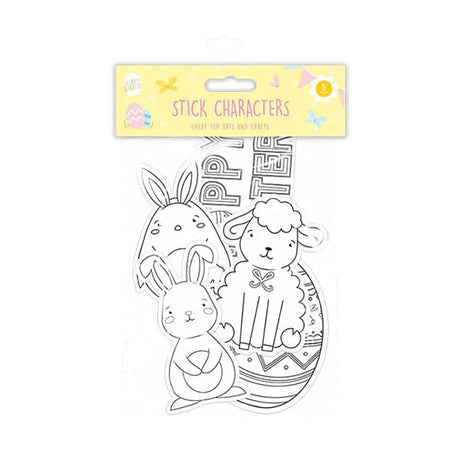 Easter Stick Characters 5 Pack - EuroGiant