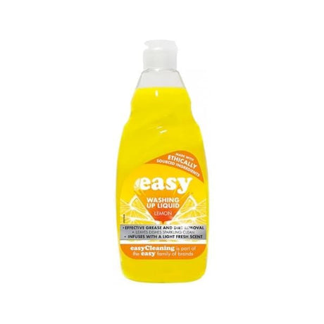 Easy Washing Up Liquid Lemon 1 Litre - EuroGiant