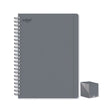 Edge A4 Pu Twin Wiro Notebook Grey - EuroGiant