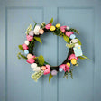 Egg And Tulip Easter Wreath 48cm - EuroGiant