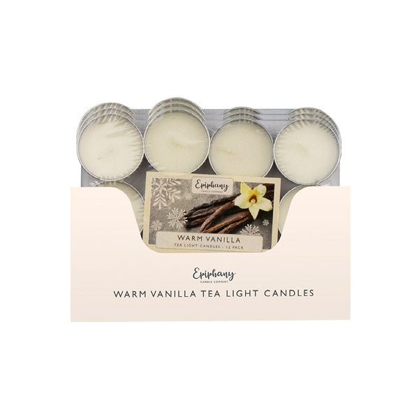 Epiphany Apple & Cinnamon Tealight Candl - EuroGiant