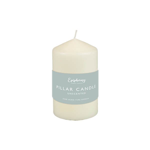 Epiphany Unscented Pillar Candle 35 Hr - EuroGiant