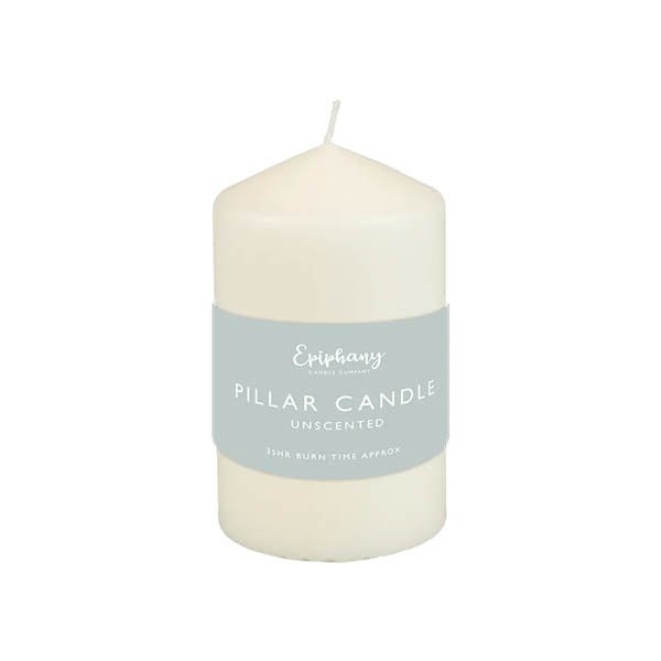 Epiphany Unscented Pillar Candle 35 Hr - EuroGiant