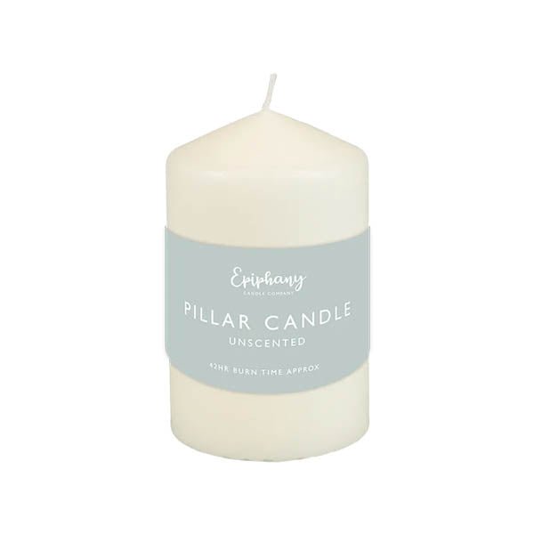 Epiphany Unscented Pillar Candle 42 Hr - EuroGiant