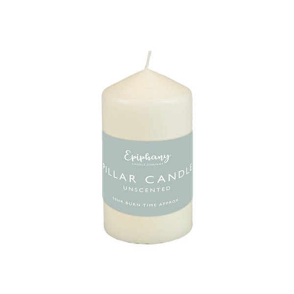 Epiphany Unscented Pillar Candle 50 Hr - EuroGiant