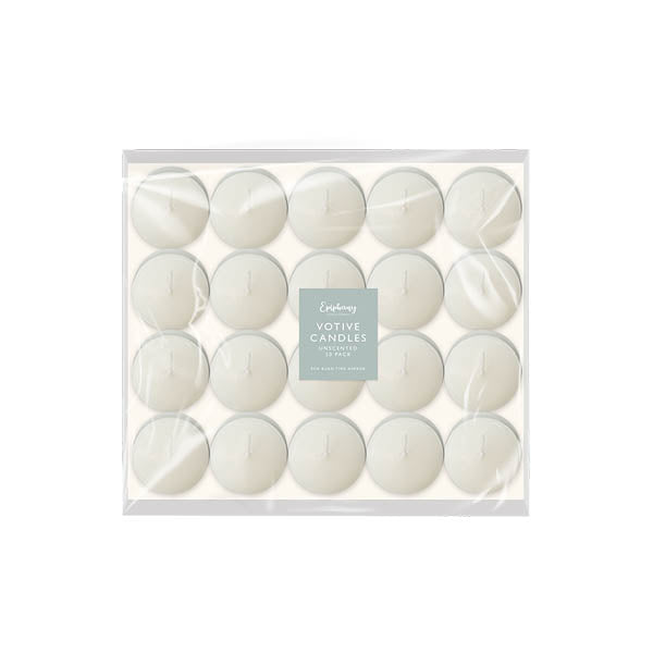 Epiphany Votive Candles 9 Hr 20 Pack - EuroGiant