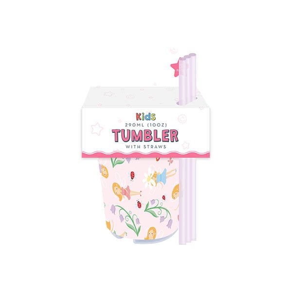 Fairy Tumbler With Straw 3 Pack - EuroGiant