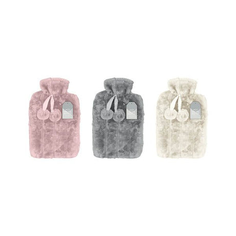 Faux Fur Hot Water Bottle - EuroGiant