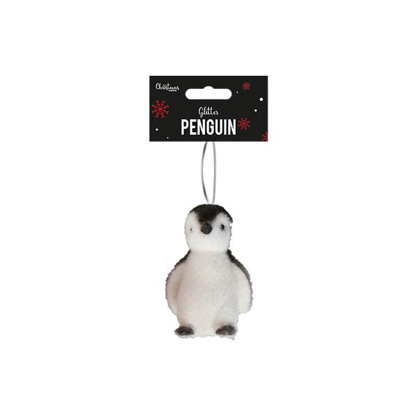 Festive Penguin Decoration 9cm - EuroGiant